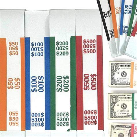 Printable Currency Straps